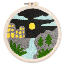 Load image into Gallery viewer, Punch Needle Kit - River at Night