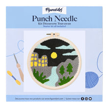 Load image into Gallery viewer, Punch Needle Kit - River at Night