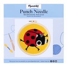 Load image into Gallery viewer, Punch Needle Kit - Ladybird