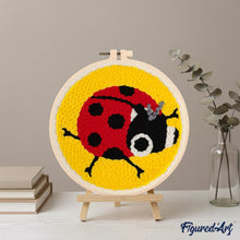 Load image into Gallery viewer, Punch Needle Kit - Ladybird