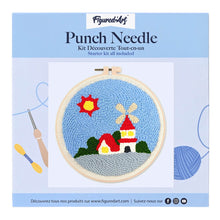 Load image into Gallery viewer, Punch Needle Kit - Sunny Windmill