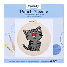 Load image into Gallery viewer, Punch Needle Kit - Laughing Cat