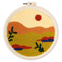 Load image into Gallery viewer, Punch Needle Kit - Golden Desert