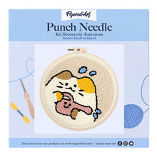 Load image into Gallery viewer, Punch Needle Kit - Cat Gardener