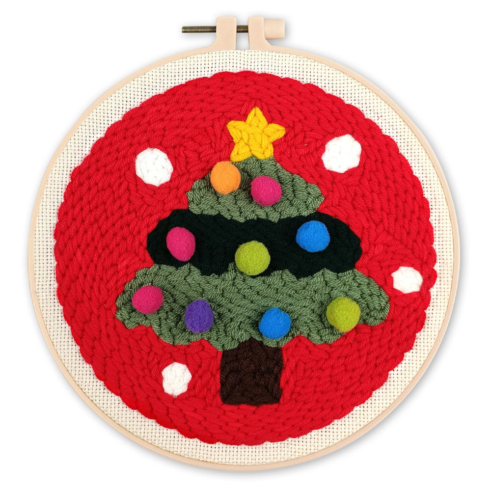 Punch Needle Kit - Christmas Tree 2