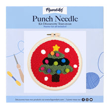 Load image into Gallery viewer, Punch Needle Kit - Christmas Tree 2