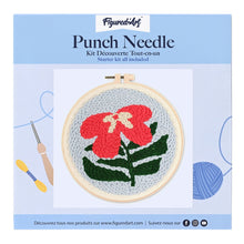 Load image into Gallery viewer, Punch Needle Kit - Hibiscus