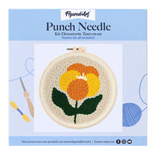 Load image into Gallery viewer, Punch Needle Kit - Marigold
