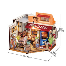Load image into Gallery viewer, Miniature House - Corner Bookstore