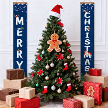Load image into Gallery viewer, Paint by Numbers Front Door Hanging Banners - Santa Greetings