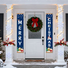 Load image into Gallery viewer, Paint by Numbers Front Door Hanging Banners - Santa Greetings
