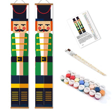 Load image into Gallery viewer, Paint by Numbers Front Door Hanging Banners - Festive Nutcracker