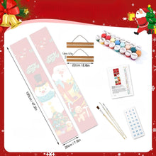 Load image into Gallery viewer, Paint by Numbers Front Door Hanging Banners - Christmas Spirit