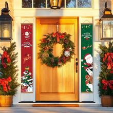 Load image into Gallery viewer, Paint by Numbers Front Door Hanging Banners - Christmas Spirit
