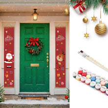 Load image into Gallery viewer, Paint by Numbers Front Door Hanging Banners - Festive Greetings Figured'Art