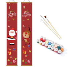 Load image into Gallery viewer, Paint by Numbers Front Door Hanging Banners - Festive Greetings