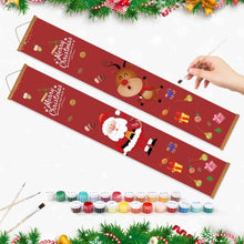 Load image into Gallery viewer, Paint by Numbers Front Door Hanging Banners - Festive Greetings