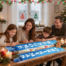 Load image into Gallery viewer, Paint by Numbers Front Door Hanging Banners - Frosty Welcome