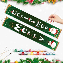 Load image into Gallery viewer, Paint by Numbers Front Door Hanging Banners - Holiday Cheer
