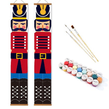 Load image into Gallery viewer, Paint by Numbers Front Door Hanging Banners - Nutcracker Guard