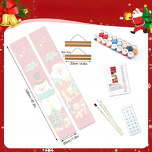 Load image into Gallery viewer, Paint by Numbers Front Door Hanging Banners - Snowman Joy