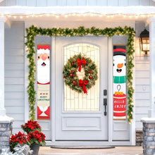Load image into Gallery viewer, Paint by Numbers Front Door Hanging Banners - Snowman Joy