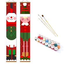 Load image into Gallery viewer, Paint by Numbers Front Door Hanging Banners - Elf Squad