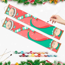 Load image into Gallery viewer, Paint by Numbers Front Door Hanging Banners - Little Christmas Gnomes