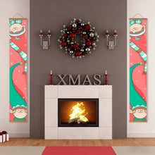 Load image into Gallery viewer, Paint by Numbers Front Door Hanging Banners - Little Christmas Gnomes