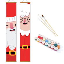 Load image into Gallery viewer, Paint by Numbers Front Door Hanging Banners - Winter Smiles