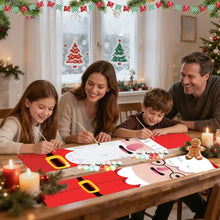 Load image into Gallery viewer, Paint by Numbers Front Door Hanging Banners - Winter Smiles