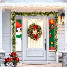 Load image into Gallery viewer, Paint by Numbers Front Door Hanging Banners - Smiling Snowman