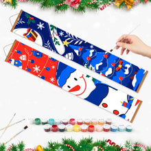 Load image into Gallery viewer, Paint by Numbers Front Door Hanging Banners - Jolly Frosty