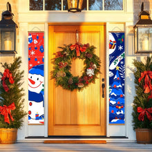 Load image into Gallery viewer, Paint by Numbers Front Door Hanging Banners - Jolly Frosty