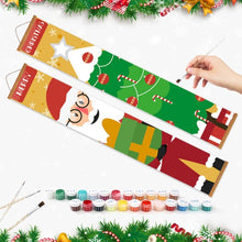 Load image into Gallery viewer, Paint by Numbers Front Door Hanging Banners - Christmas Tree Magic