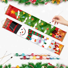 Load image into Gallery viewer, Paint by Numbers Front Door Hanging Banners - Sparkling Tree