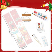 Load image into Gallery viewer, Paint by Numbers Front Door Hanging Banners - Sparkling Tree