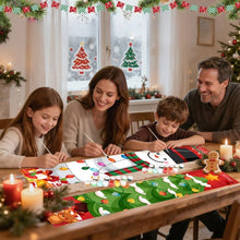 Load image into Gallery viewer, Paint by Numbers Front Door Hanging Banners - Sparkling Tree