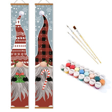 Load image into Gallery viewer, Paint by Numbers Front Door Hanging Banners - Cozy Gnomes