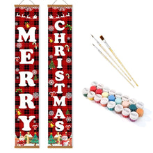 Load image into Gallery viewer, Paint by Numbers Front Door Hanging Banners - Cozy Home