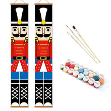 Load image into Gallery viewer, Paint by Numbers Front Door Hanging Banners - Nutcracker Night