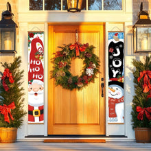 Load image into Gallery viewer, Paint by Numbers Front Door Hanging Banners - HO HO HO