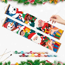 Load image into Gallery viewer, Paint by Numbers Front Door Hanging Banners - Frosty Smile