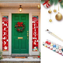 Load image into Gallery viewer, Paint by Numbers Front Door Hanging Banners - Silent Night Figured'Art