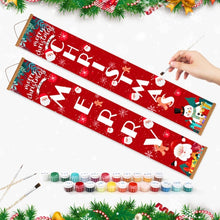 Load image into Gallery viewer, Paint by Numbers Front Door Hanging Banners - Silent Night