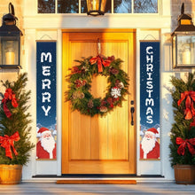 Load image into Gallery viewer, Paint by Numbers Front Door Hanging Banners - Santa Cheer