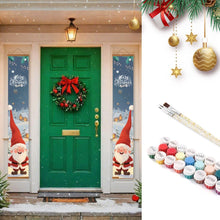 Load image into Gallery viewer, Paint by Numbers Front Door Hanging Banners - Merry Gnomes Figured'Art