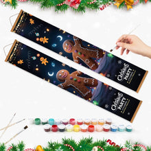 Load image into Gallery viewer, Paint by Numbers Front Door Hanging Banners - Gingerbread Fun
