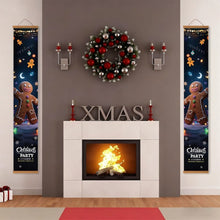 Load image into Gallery viewer, Paint by Numbers Front Door Hanging Banners - Gingerbread Fun
