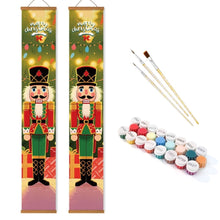 Load image into Gallery viewer, Paint by Numbers Front Door Hanging Banners - Twinkling Lights